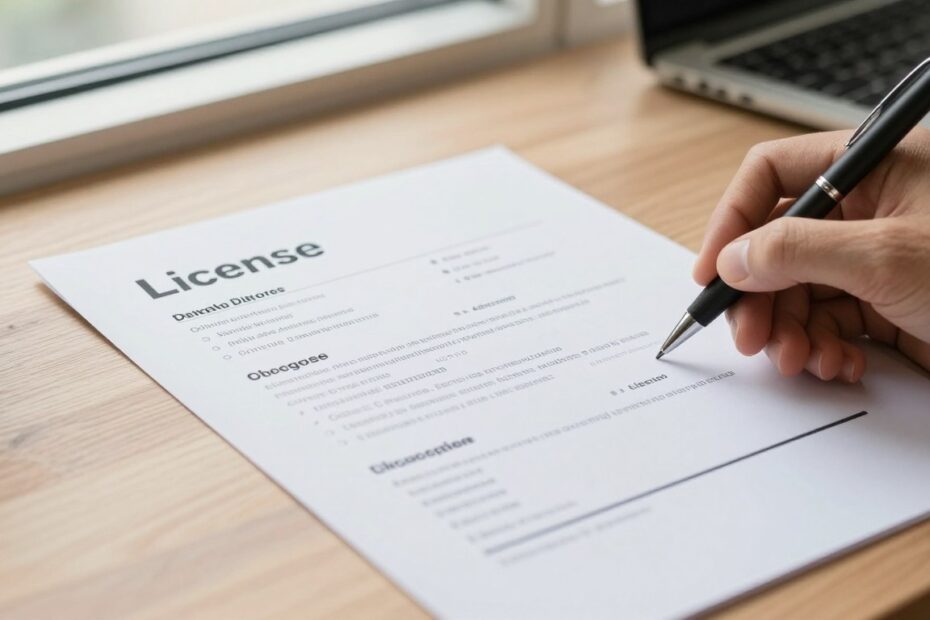 Gdzie wpisać prawo jazdy w CV