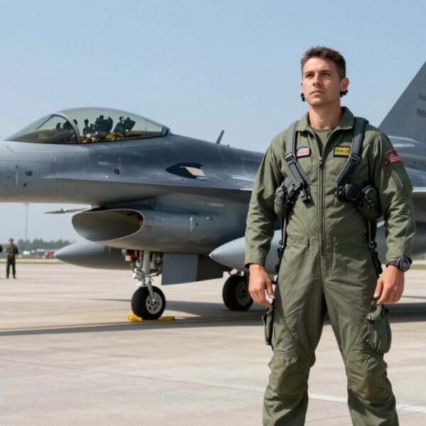 Ile zarabia pilot wojskowy F-16 – zarobki, dodatki, wymagania i ścieżka kariery