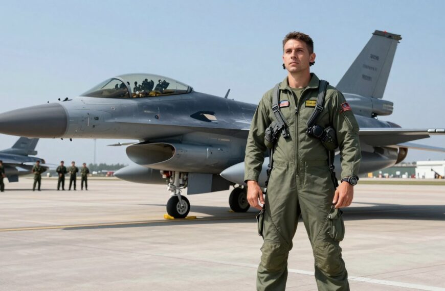 Ile zarabia pilot wojskowy F-16