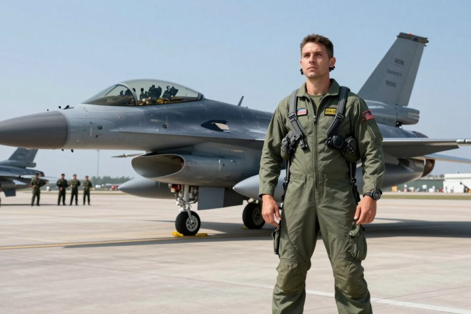 Ile zarabia pilot wojskowy F-16