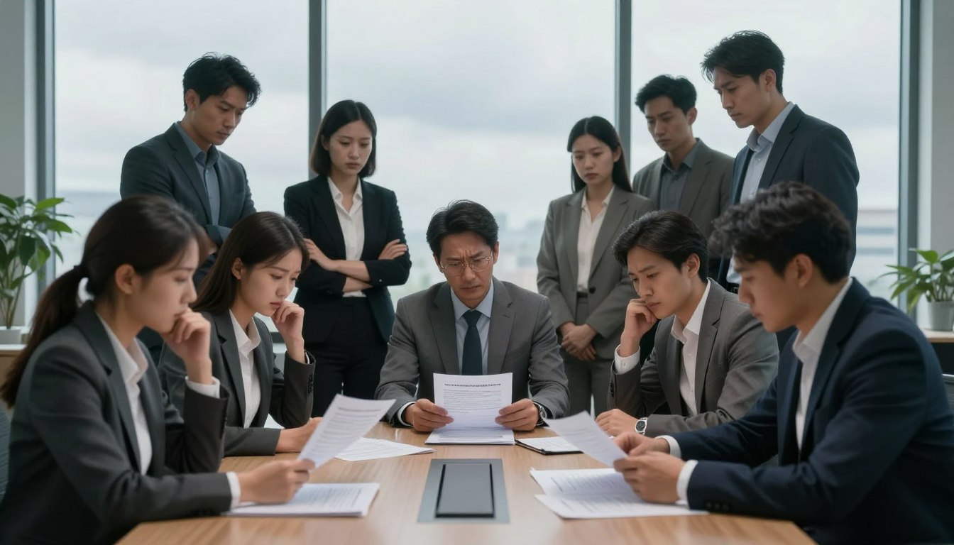 Firma ogłasza upadłość co z pracownikami