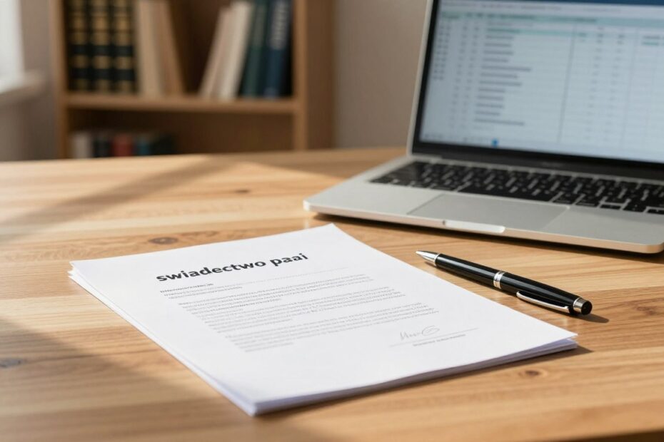 Kiedy dostarczyć świadectwo pracy do ZUS