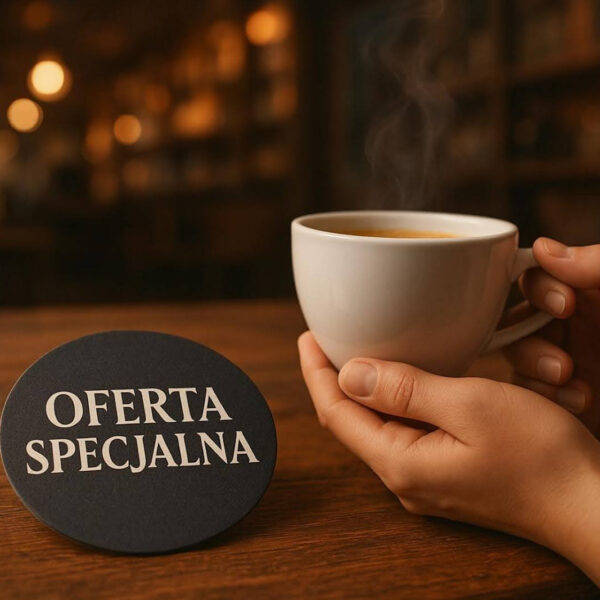 Marketingowa szansa: podkładki promujące oferty specjalne i programy lojalnościowe