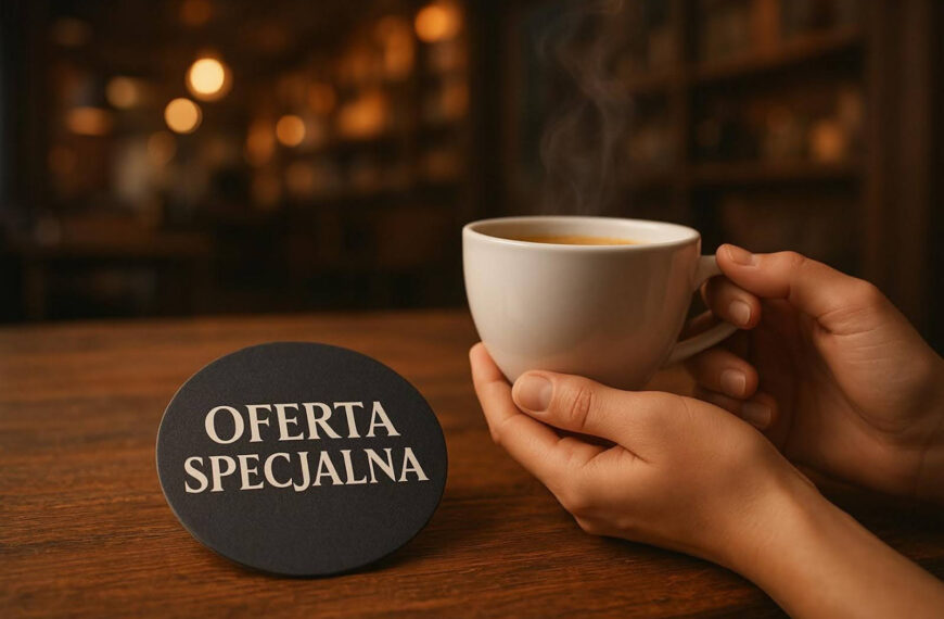 Marketingowa szansa: podkładki promujące oferty specjalne i programy lojalnościowe