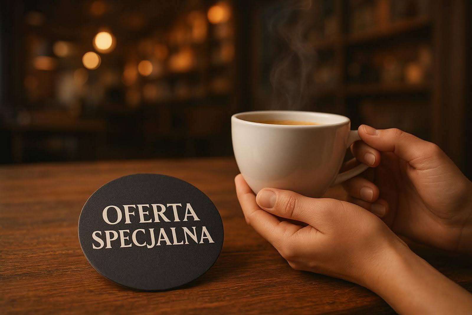 Marketingowa szansa: podkładki promujące oferty specjalne i programy lojalnościowe